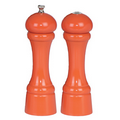 8" Autumn Hues Pepper Mill/Salt Shaker Set (Butternut)